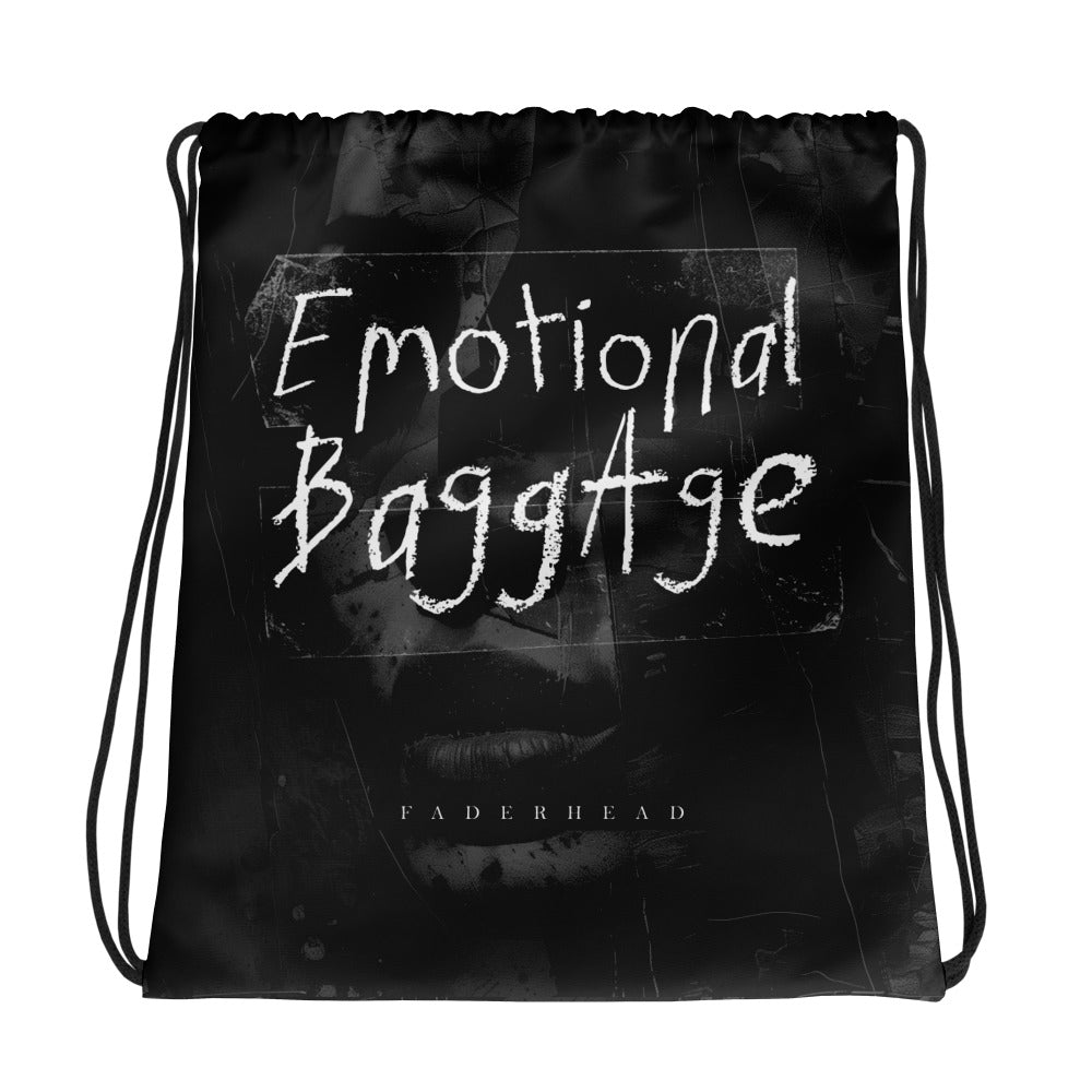EMOTIONAL BAGGAGE Drawstring bag