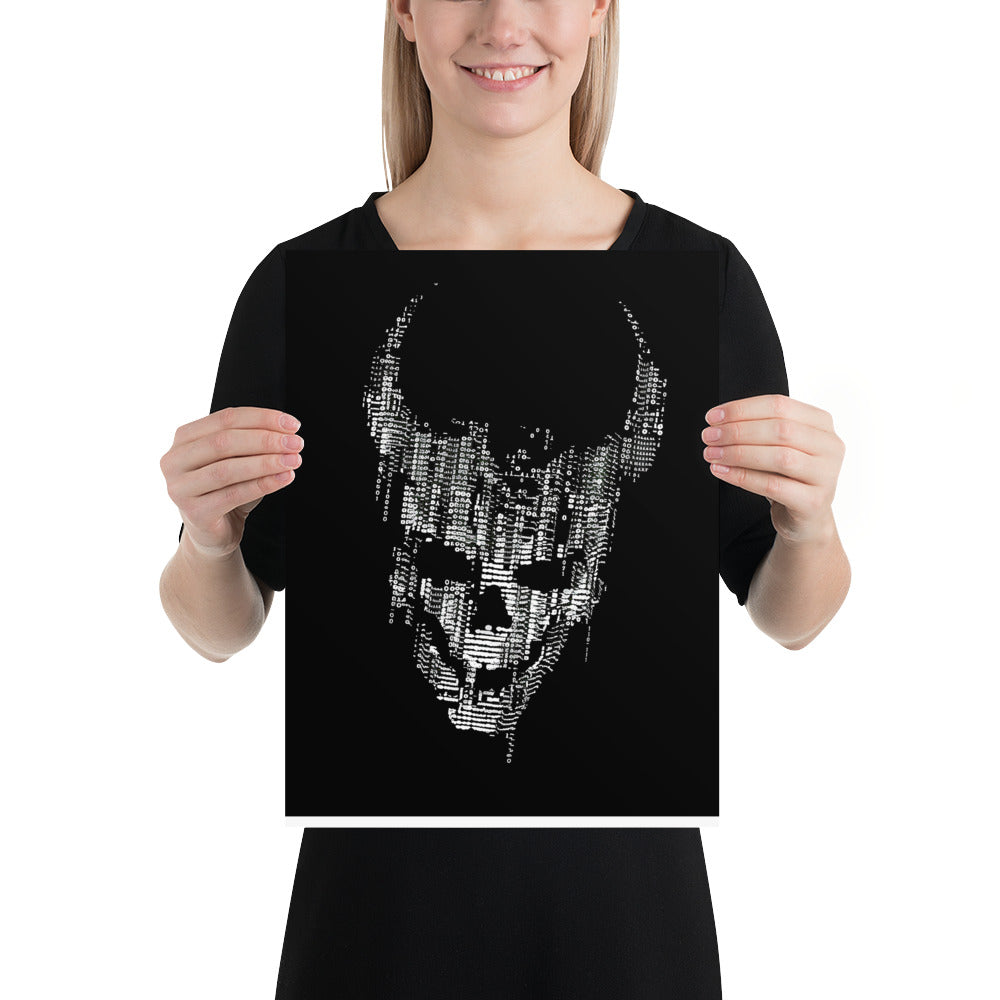 SOULS BURNED BLACK Artprint & Poster
