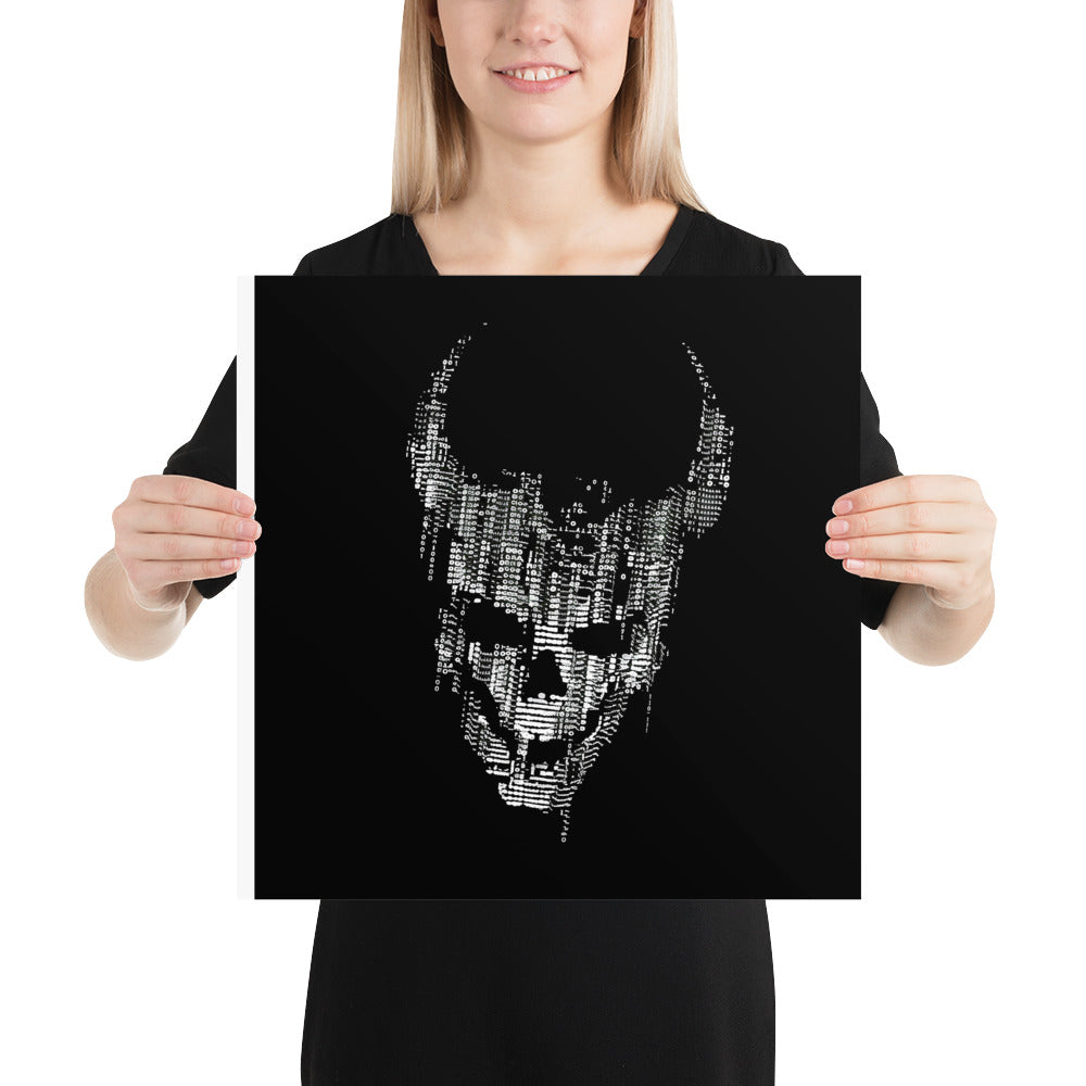 SOULS BURNED BLACK Artprint & Poster
