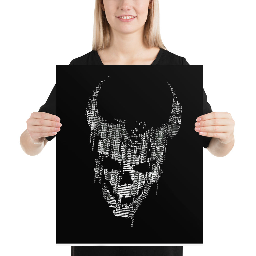 SOULS BURNED BLACK Artprint & Poster