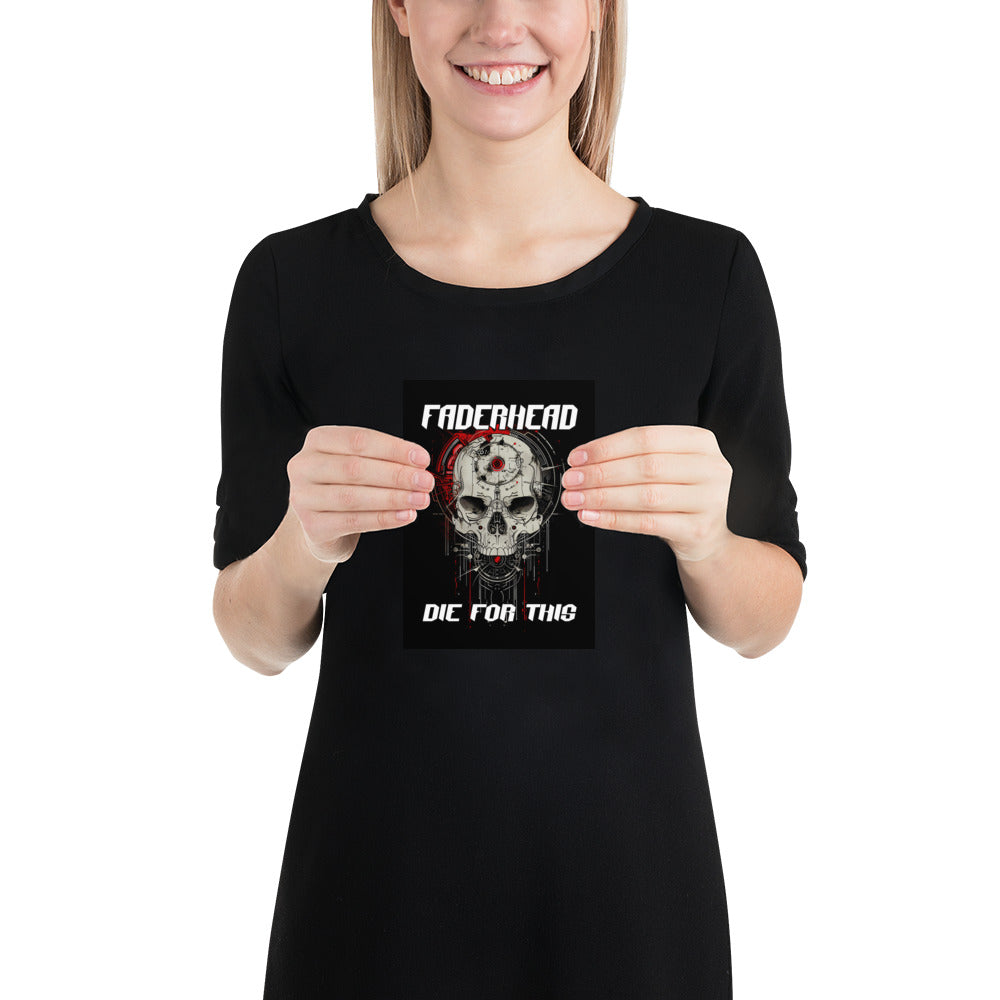 DIE FOR THIS SKULL Artprint & Poster