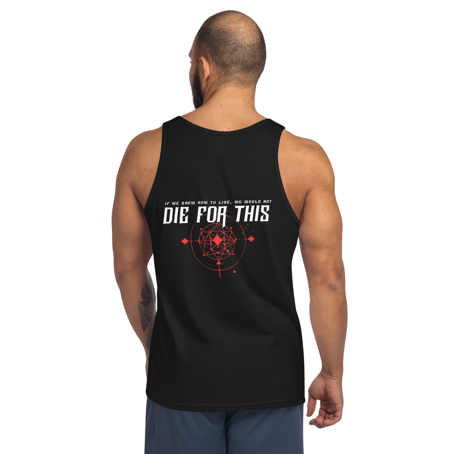 DIE FOR THIS GEOMETRY Unisex Tanktop