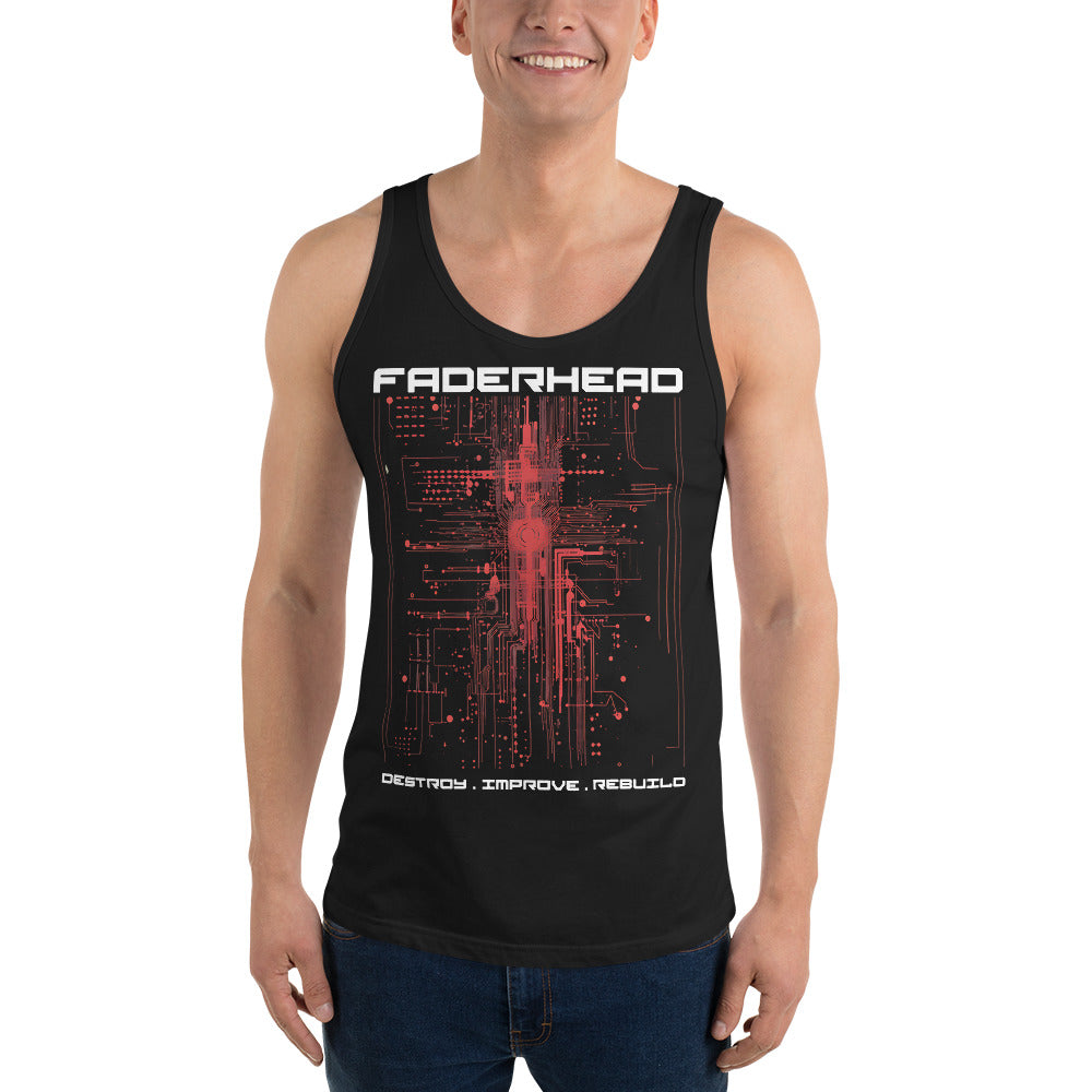 DESTROY IMPROVE REBUILD CYBER Tank Top Men