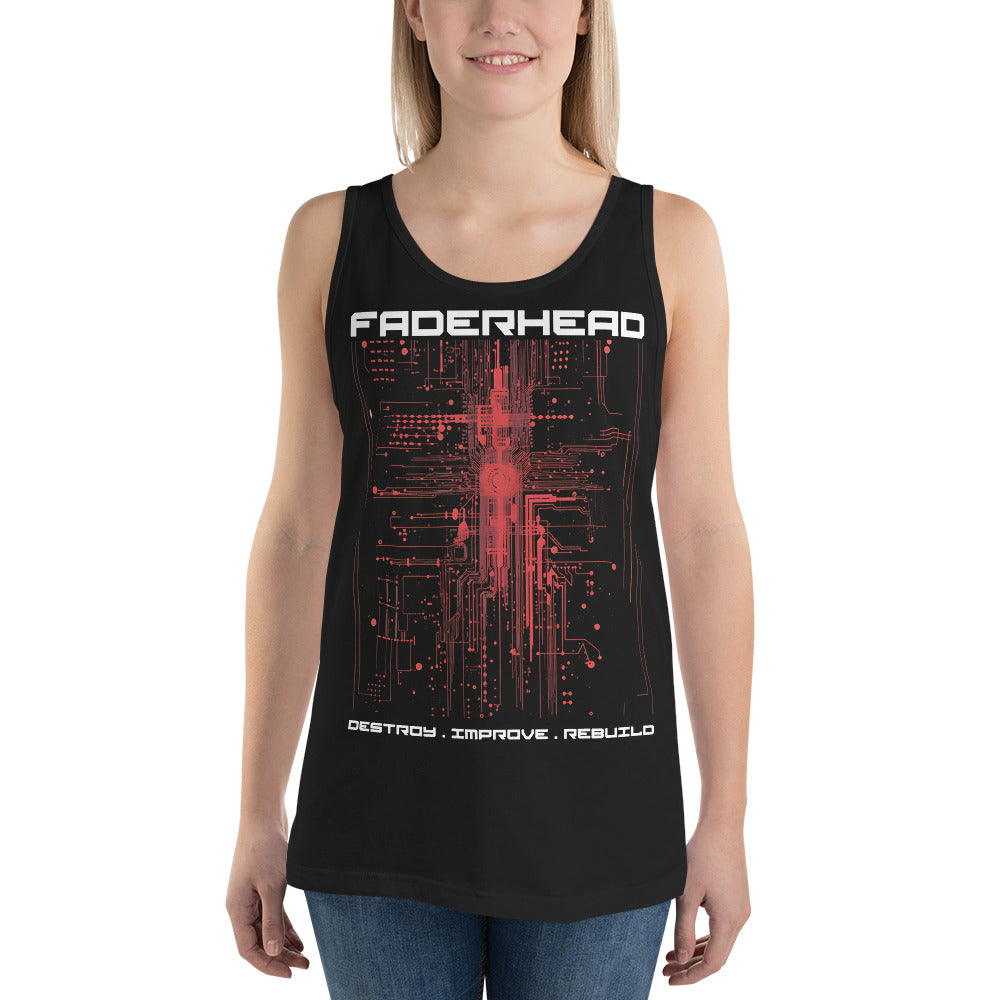 DESTROY IMPROVE REBUILD CYBER Tank Top Women