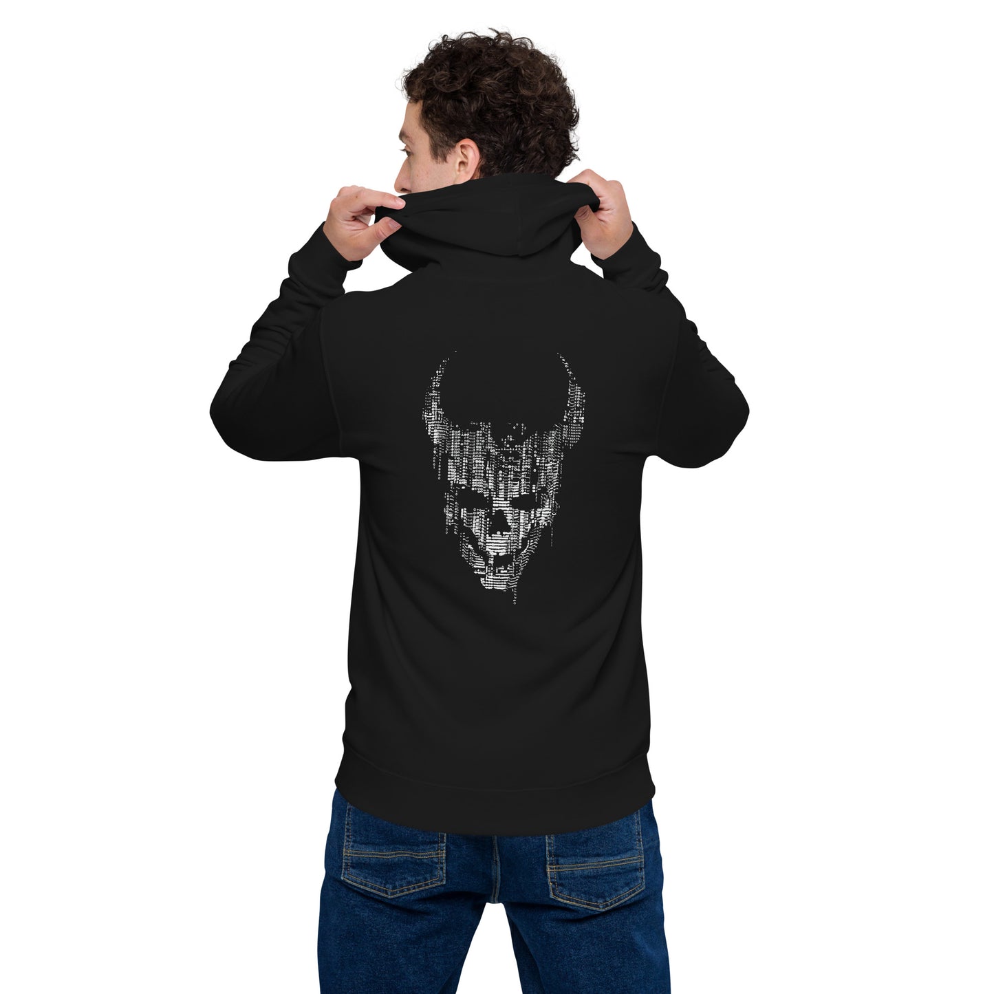 SOULS BURNED BLACK Zip Hoodie Unisex