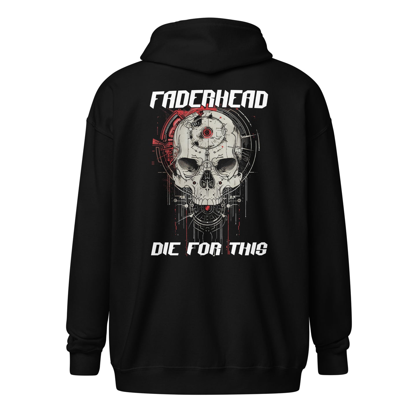DIE FOR THIS SKULL Zip Hoodie Unisex