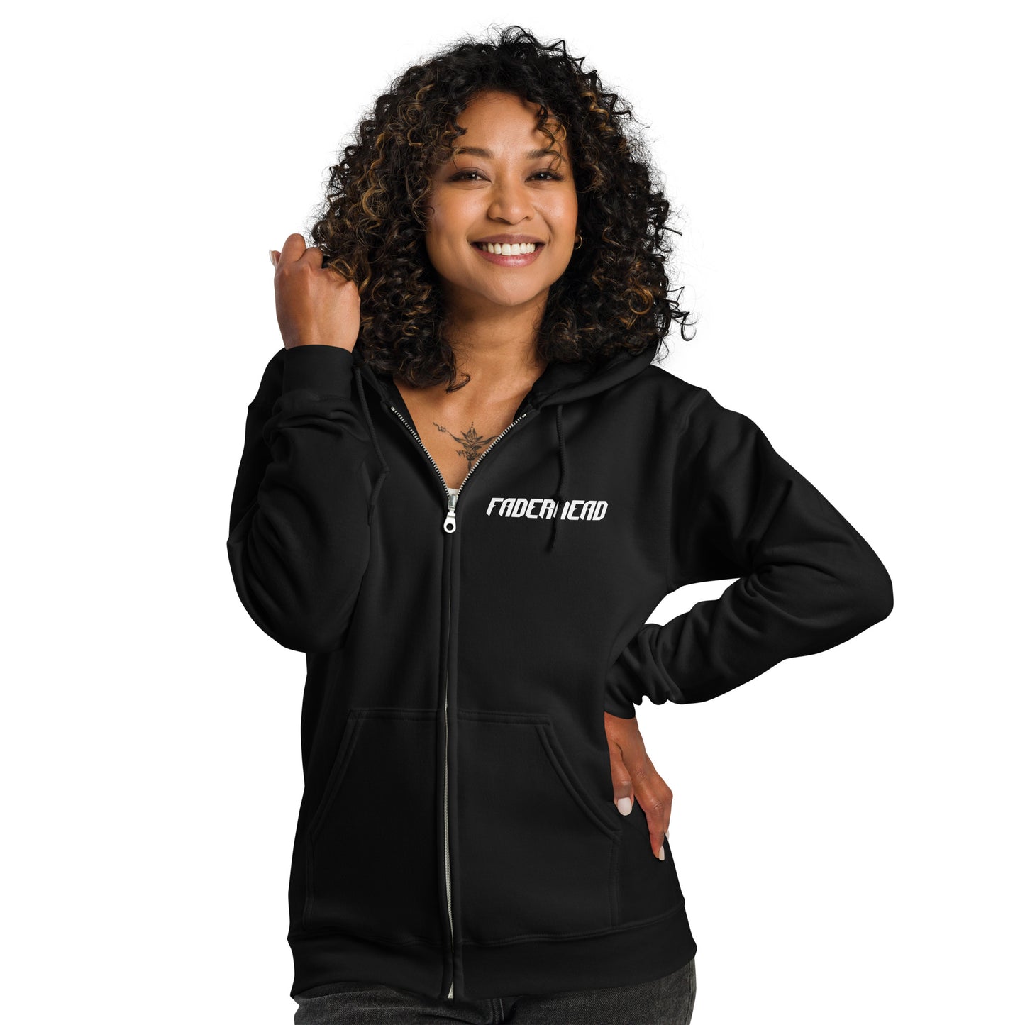 DIE FOR THIS SKULL Zip Hoodie Unisex