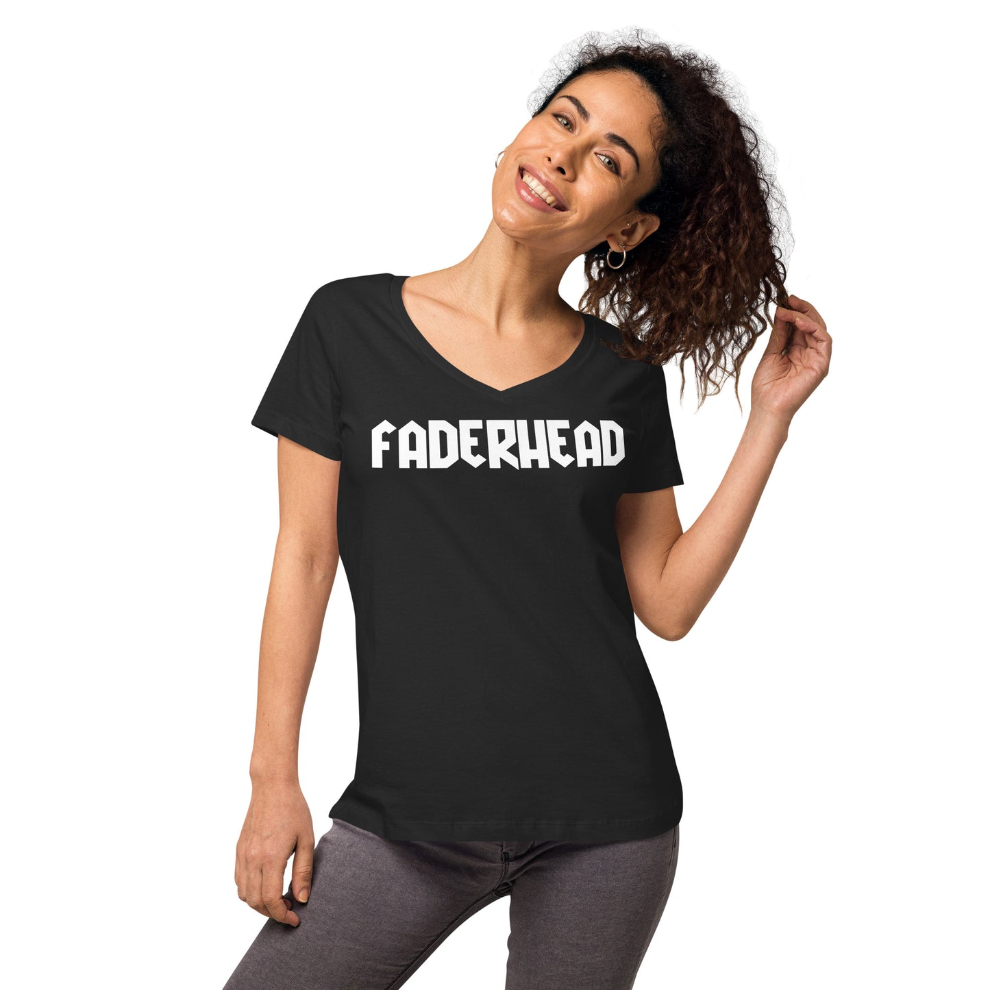 LOGO THE ASCENDER T-Shirt V-Neck Women