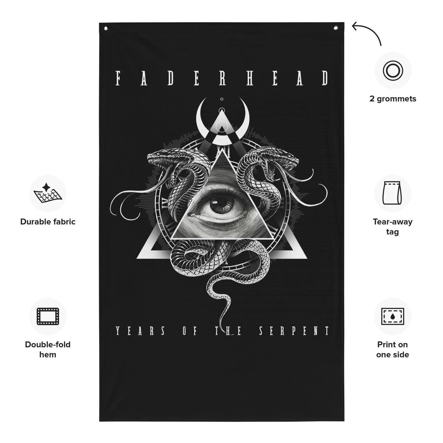 YEARS OF THE SERPENT Flag