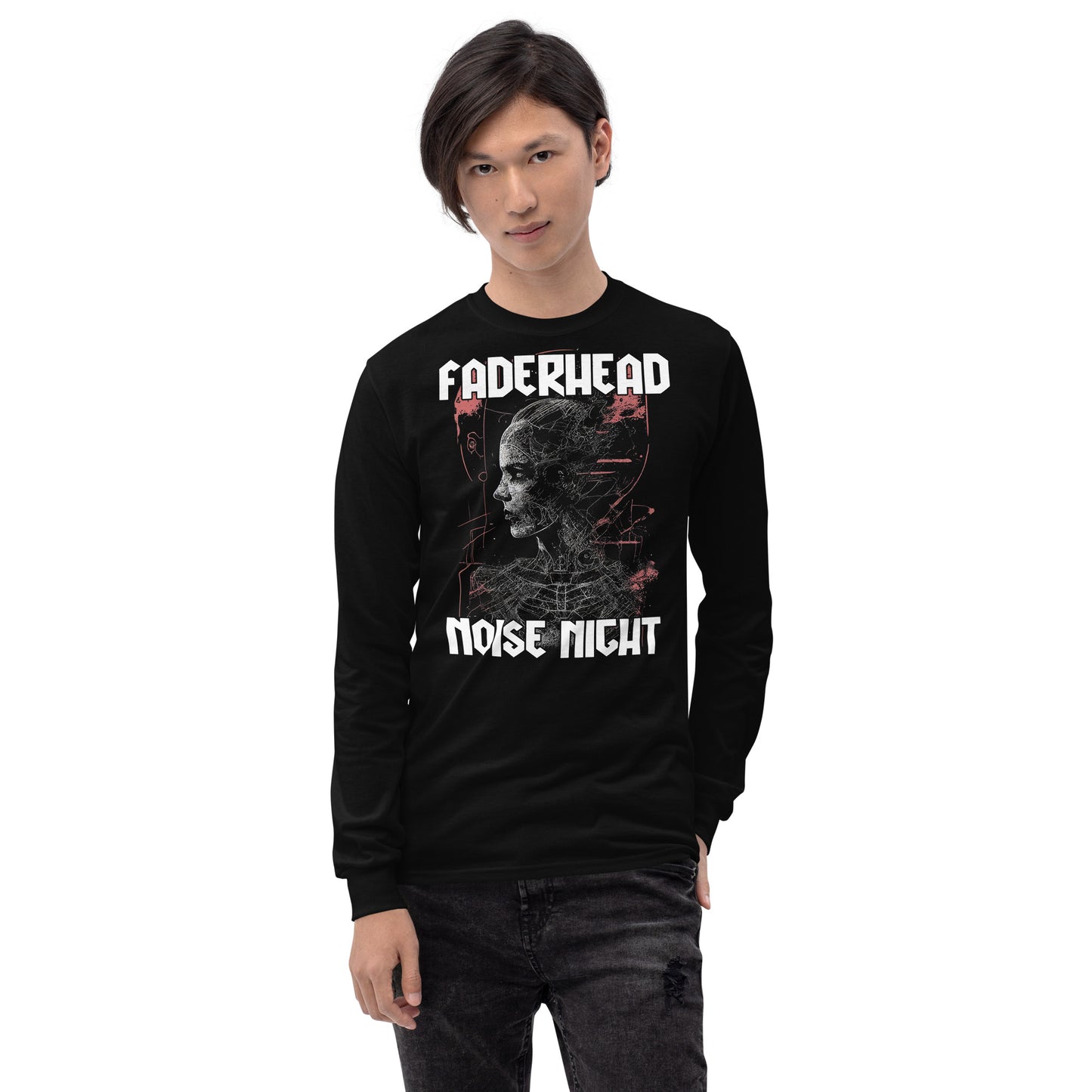 NOISE NIGHT CYBORG Long Sleeve Shirt Men