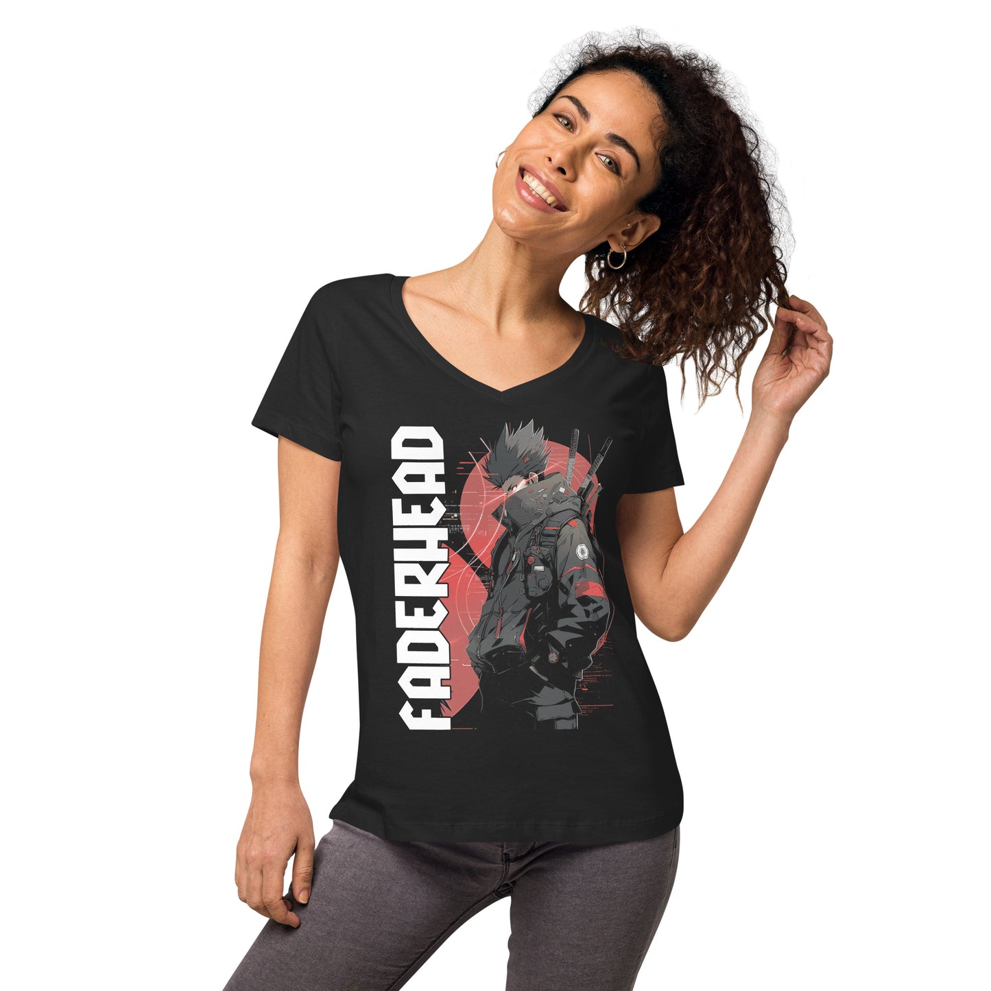 THE ASCENDER SAMURAI T-Shirt V-Neck Women