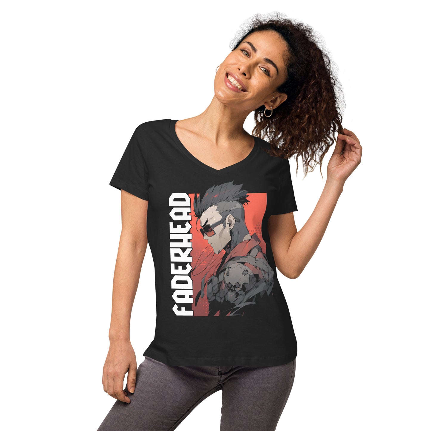 THE ASCENDER HERO T-Shirt V-Neck Women