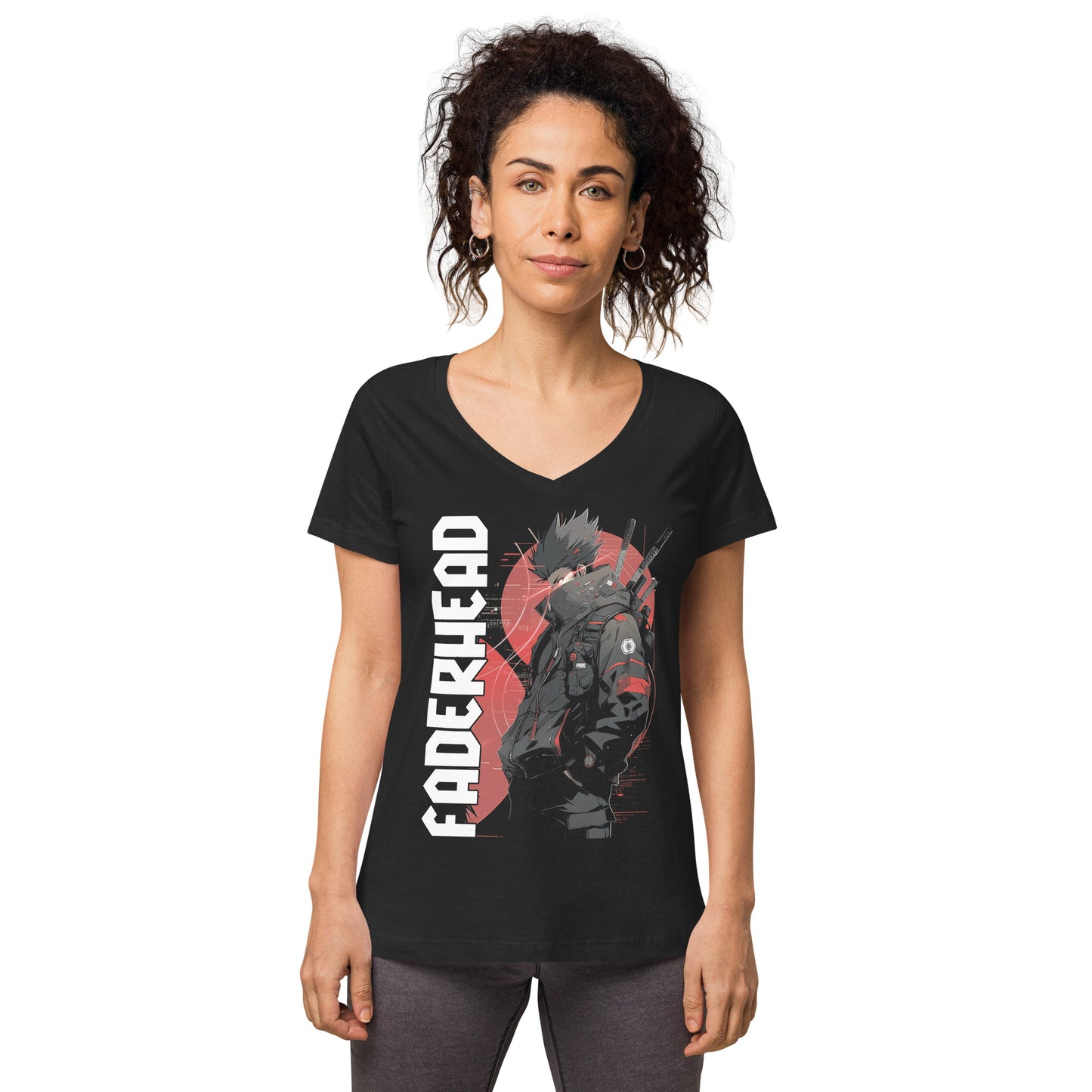 THE ASCENDER SAMURAI T-Shirt V-Neck Women