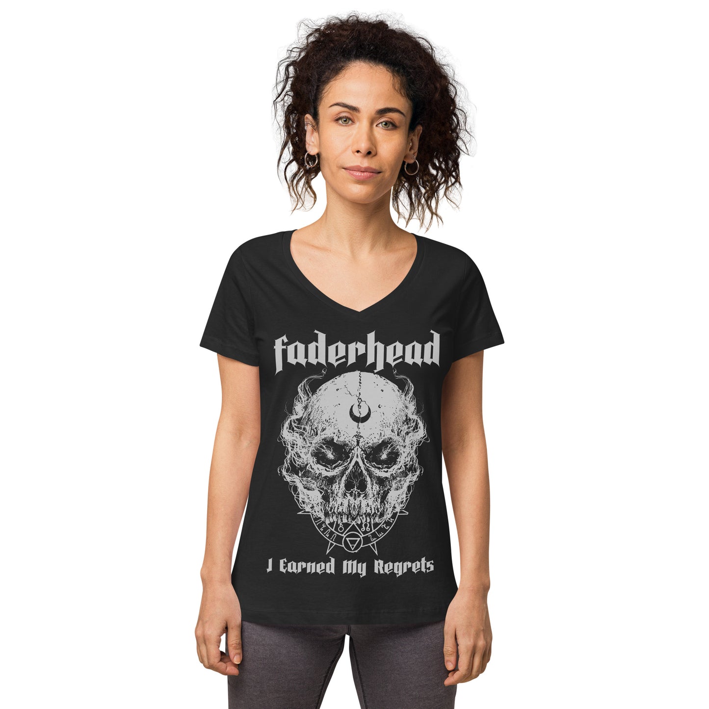 REGRETS T-Shirt V-Neck Women