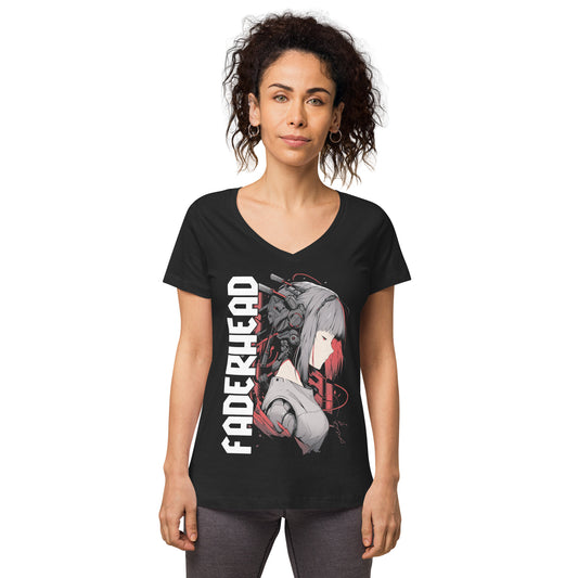 THE ASCENDER SILENCE T-Shirt V-Neck Women