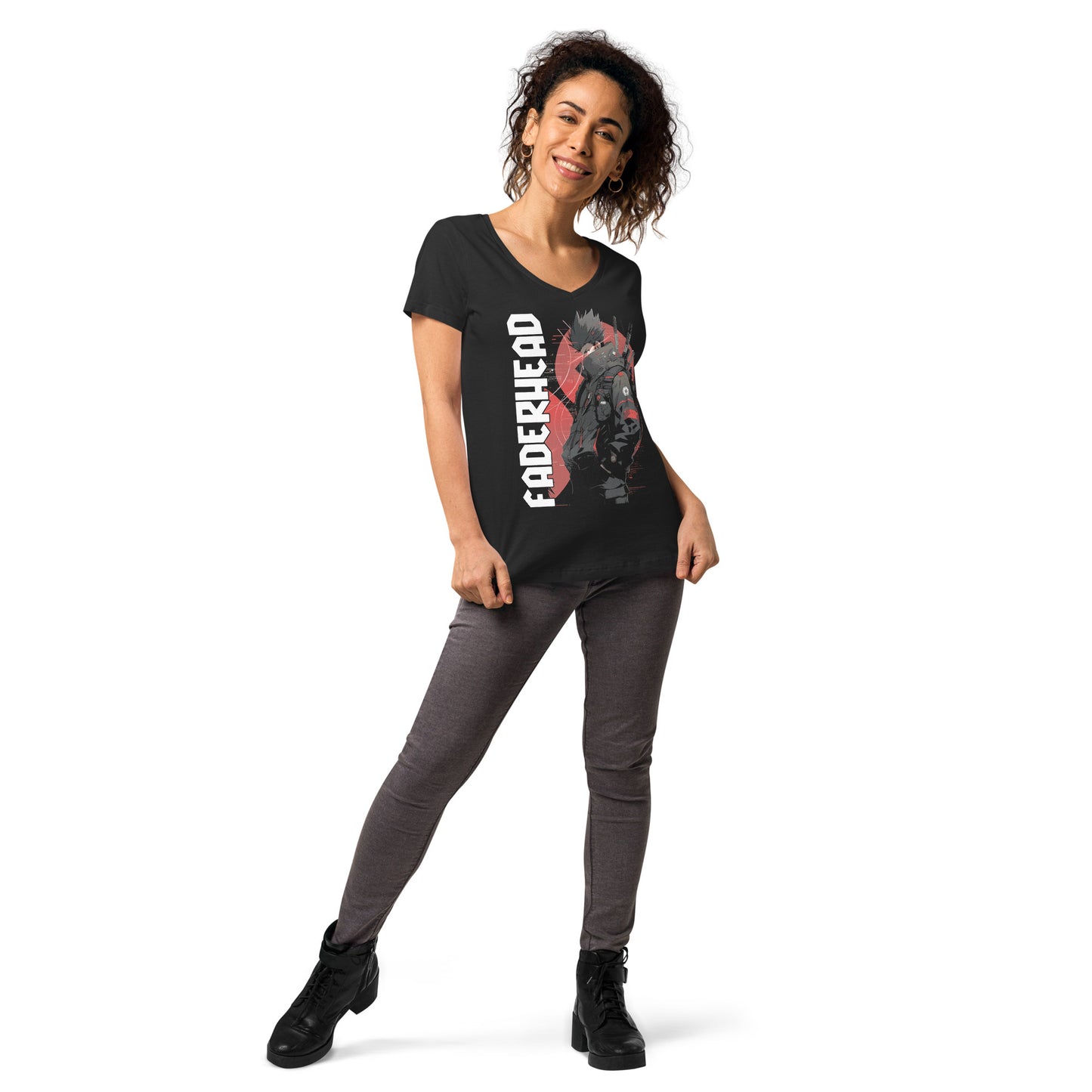THE ASCENDER SAMURAI T-Shirt V-Neck Women