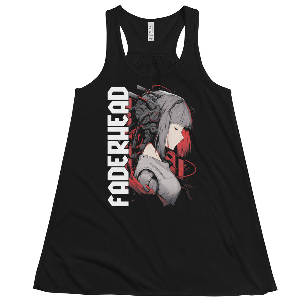 THE ASCENDER SILENCE Flowy Racerback Tank Top Women