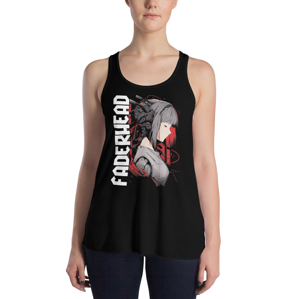 THE ASCENDER SILENCE Flowy Racerback Tank Top Women