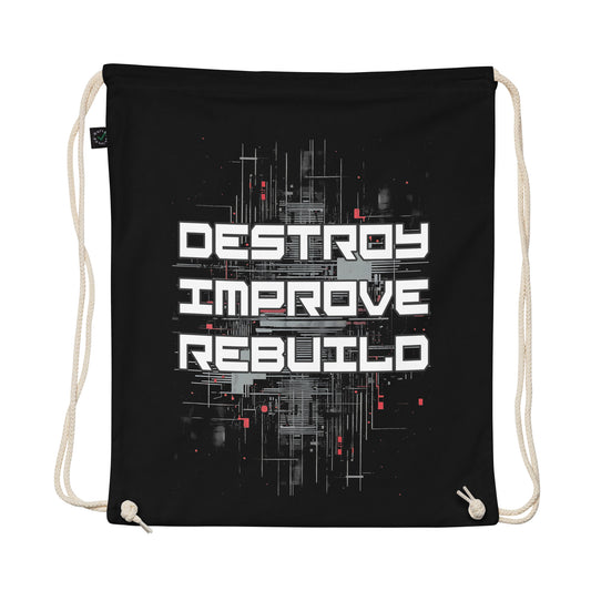 DESTROY IMPROVE REBUILD Gymbag
