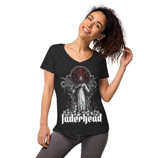HALO (WITCHY DESIGN) T-Shirt V-Neck Women