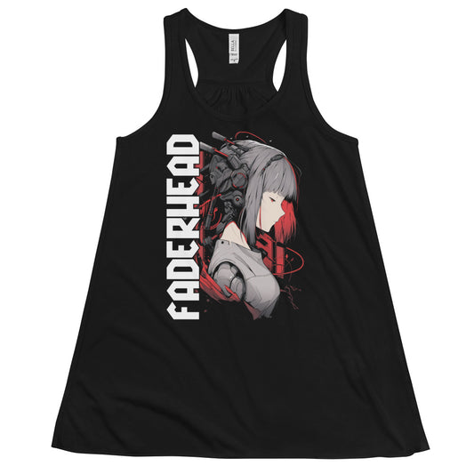 THE ASCENDER SILENCE Flowy Racerback Tank Top Women