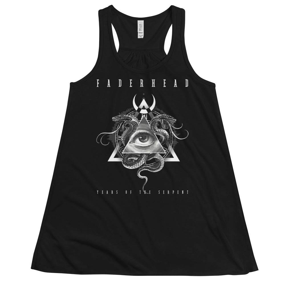 YEARS OF THE SERPENT Flowy Racerback Tank Top Women
